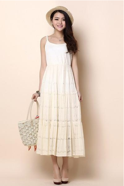 白色吊带裙里面怎么搭才吸睛?中秋最新矮个子女生白色吊带裙穿搭 白色吊带裙里面怎么搭才吸睛?中秋最新矮个子女生白色吊带裙穿搭