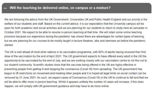 英国留学：英政府宣布学生5月17日起返校（附各院校最新开学安排）