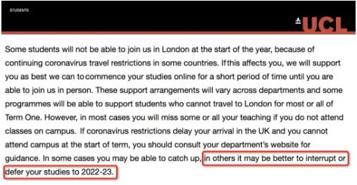 最新消息:英国大学明令要求留学生11月返校!留学生返英指日可待