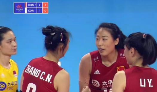 中國女排3-1韓國隊迎世聯賽開門紅 張常寧轟23分完勝金軟景