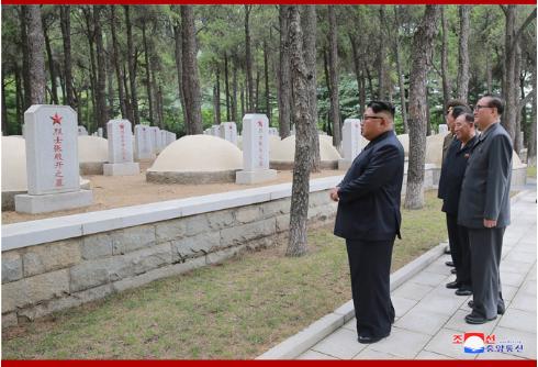 金正恩向中国志愿军烈士陵园送花圈，中朝人民友谊经历战争考验仍然坚固！