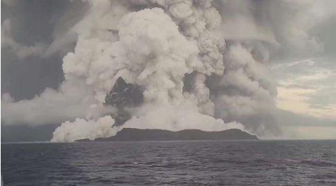 汤加火山爆发威力约千颗原子弹；火山引发海啸，已波及到浙江沿海城市！