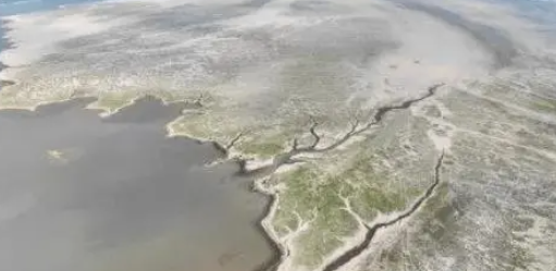 鄱阳湖刷新历史最低水位 江西干旱严重鄱阳湖水位再创新低