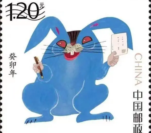 艺术大师黄永玉兔年邮票被吐槽 黄永玉的画风向来比较落拓不羁