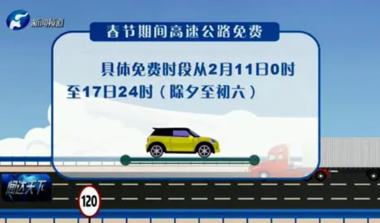 春节高速公路免费通行时间公布，出行前记得带齐“两码两证”!