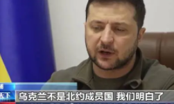乌总统:不入北约是必须承认的事实;乌克兰最新局势