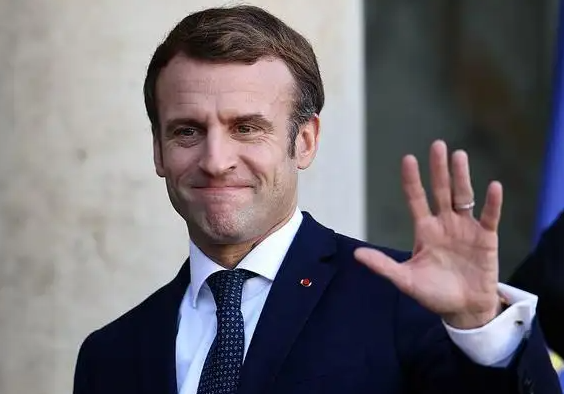 马克龙赢得总统选举发表胜选演讲，马克龙成功连任法国总统