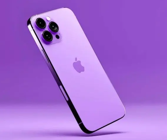 紫色iPhone14 Pro概念渲染图曝光，紫色iPhone14 Pro新亮点？