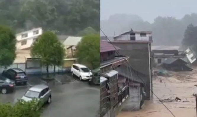 暴雨来袭湖南怀化一整栋楼被洪水冲走(强降雨天如何自我防护？)