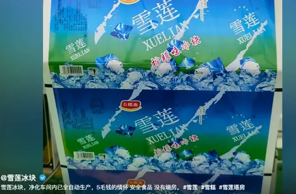 儿时5毛钱雪莲雪糕塌房了,被传塌房后雪莲官方火速建号回应