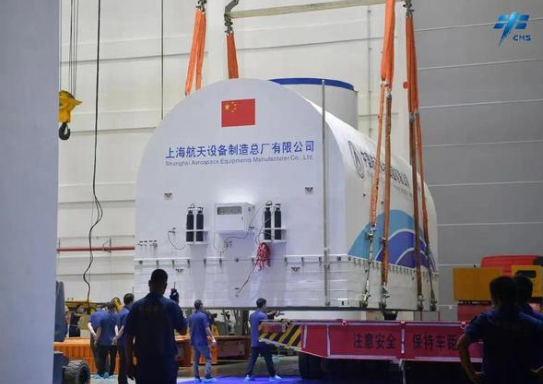 梦天实验舱运抵发射场 中国空间站健身进度梦天实验舱运抵发射场