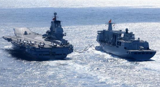 中国 航母编队首次抵近关岛 辽宁舰进行了约260架次舰载机起降
