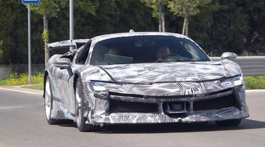 法拉利SF90高性能版谍照曝光 新增少见的大尺寸扰流板