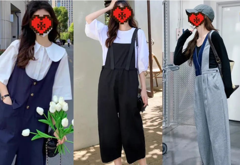 白鹿穿背带裤配翻领外套秋季精灵感(背带裤可以搭翻领外套吗)