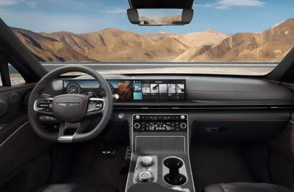 新款捷尼赛思GV80亮相 23款捷尼赛思GV80内饰全面焕新