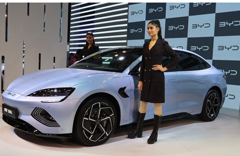 比亚迪首次携四款纯电车型亮相巴拿马车展 比亚迪亮相巴拿马车展 比亚迪首次携四款纯电车型亮相巴拿马车展 比亚迪亮相巴拿马车展