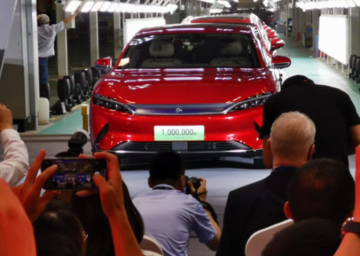 比亚迪再创纪录 全球首家达成600万辆新能源汽车下线 比亚迪再创纪录 全球首家达成600万辆新能源汽车下线