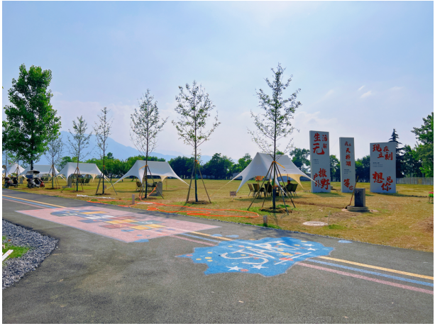 天桥湖“星期八国际露营岛”五一盛大试运营