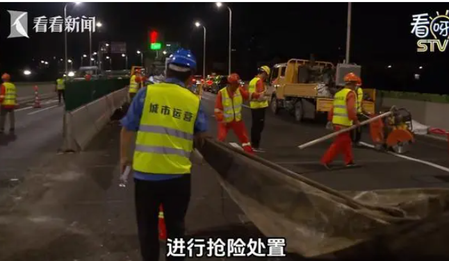 预警5连发！再逼40℃上海高架路面热变形了