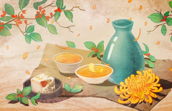 寒露遇上重阳节赏菊登高觅秋色 人间百善孝先行 寒露遇上重阳节赏菊登高觅秋色 人间百善孝先行