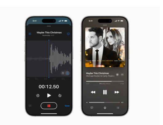 iPhone 16 Pro语音备忘录支持分层录音 iPhone 17摄像头或将使用横置布局