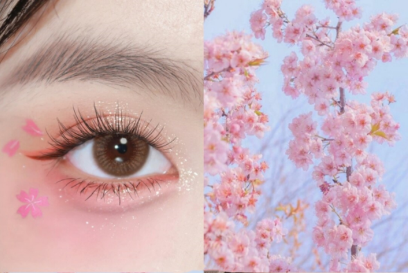 春季赏樱，当然要化一个美哭朋友圈的樱花妆