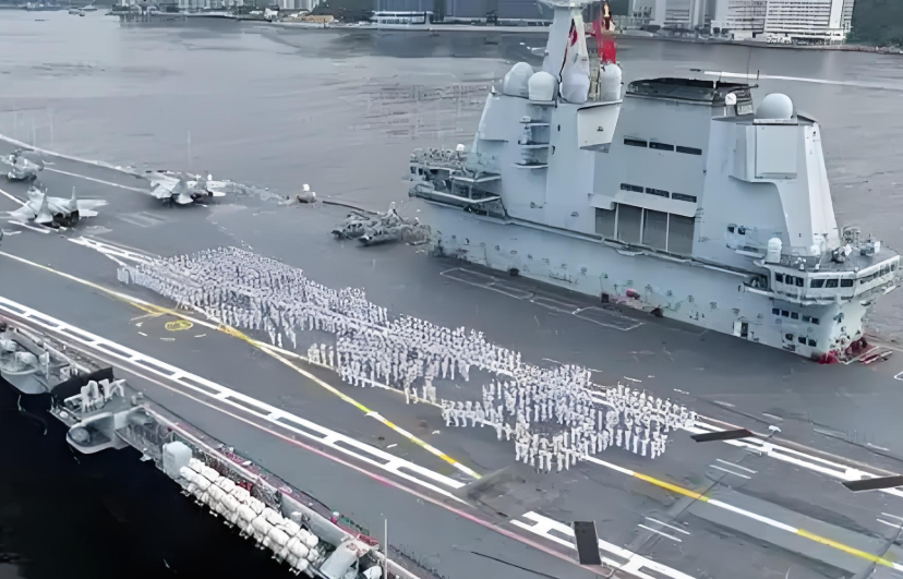山东舰之大 一个镜头装不下！山东舰到底有多大？