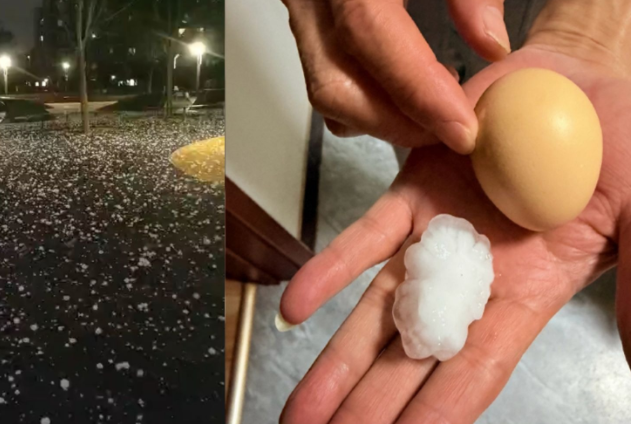 内蒙古多地突降冰雹最大如鸡蛋 最大如鹌鹑蛋持续约20分钟！