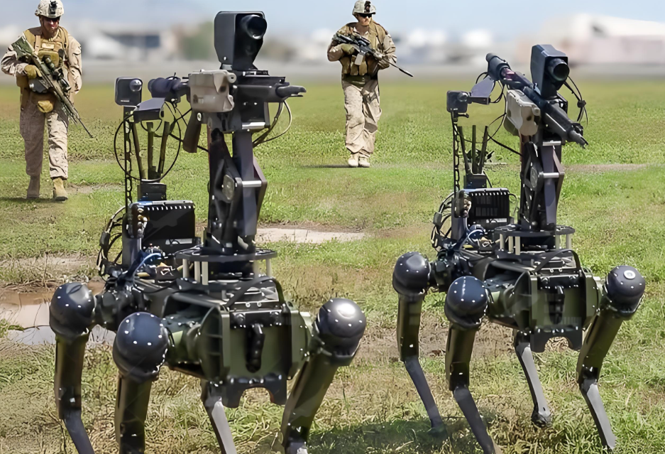 解放军步兵班战力飙升300%!解放军机器狼背枪冲锋配合步兵进攻! 解放军步兵班战力飙升300%!解放军机器狼背枪冲锋配合步兵进攻!