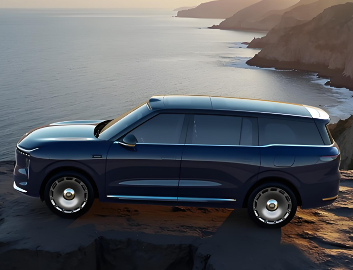 国产9字辈大SUV上汽智己LS9官图发布！上汽智己LS95.28 米车长 + 3160mm 轴距！