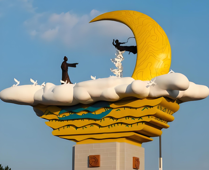 河南平顶山通报“鲁山花715万建牛郎织女雕塑”！牛郎织女雕塑核定结算造价为207万！