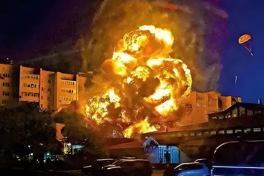 基辅突传爆炸声！“防空警报发布”！基辅发生巨大爆炸 夜空亮如白昼