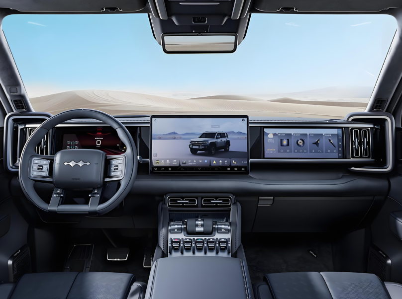 方程豹钛7内饰首曝！方程豹钛7 30万级SUV新玩家！