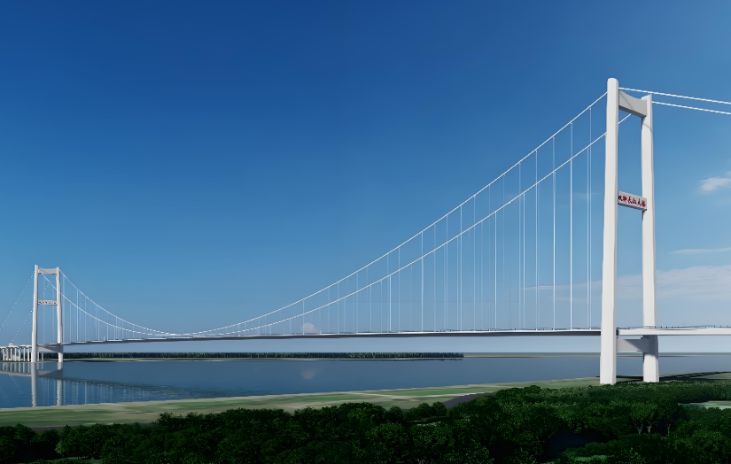 长江最宽双柳长江大桥主桥合龙！中国第一宽 武汉第12座长江大桥双柳长江大桥合龙！