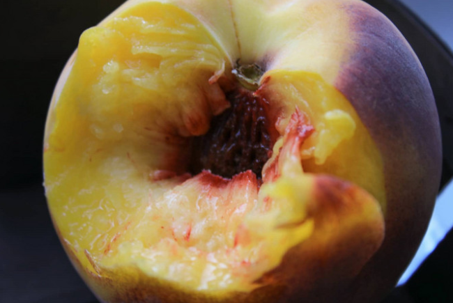 女子吃桃子咬开发现里面一堆树叶 一口咬出“树叶精装房” 女子吃桃子咬开发现里面一堆树叶 一口咬出“树叶精装房”