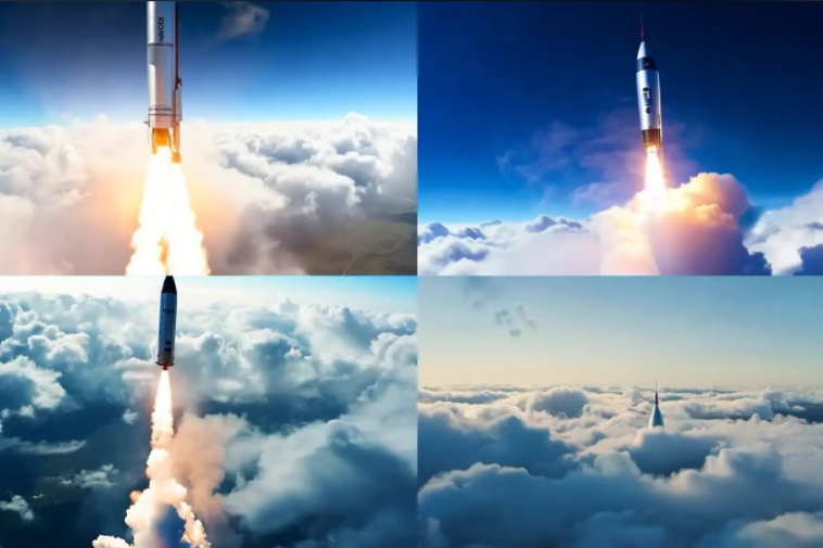 网友拍到长征火箭穿越电离层画面 8分钟绚烂如赤红光带超震撼