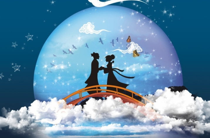 杭州上空的鹊桥看呆网友 七夕的浪漫拿捏住了