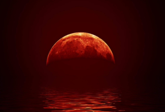 “红月亮”高清大图来了 高清大图记录月亮“变脸”全过程