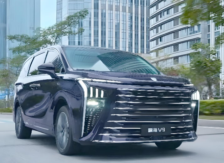 星海V9亮相慕尼黑车展!星海V920万内唯一中大型插混MPV
