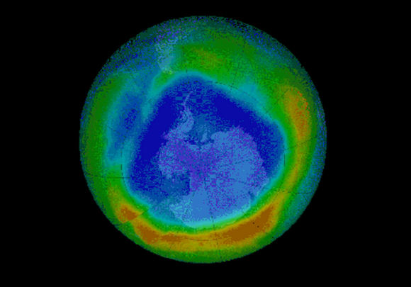 地球臭氧层正在恢复 2024年观测到的臭氧消耗水平较低臭氧层空洞缩小