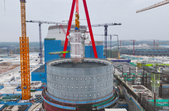 世界核电第一大塔主题结构施工完成 广东廉江核电项目1号机组将全面进入塔内构件安装阶段