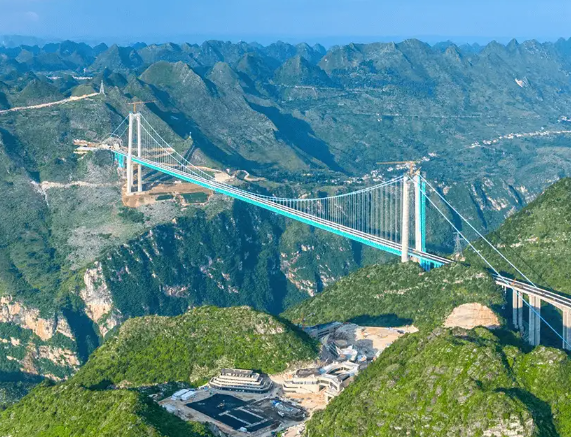 贵州花江峡谷大桥9月28日将正式通车 世界第一高桥贵州花江峡谷大桥桥面到水面高度625米