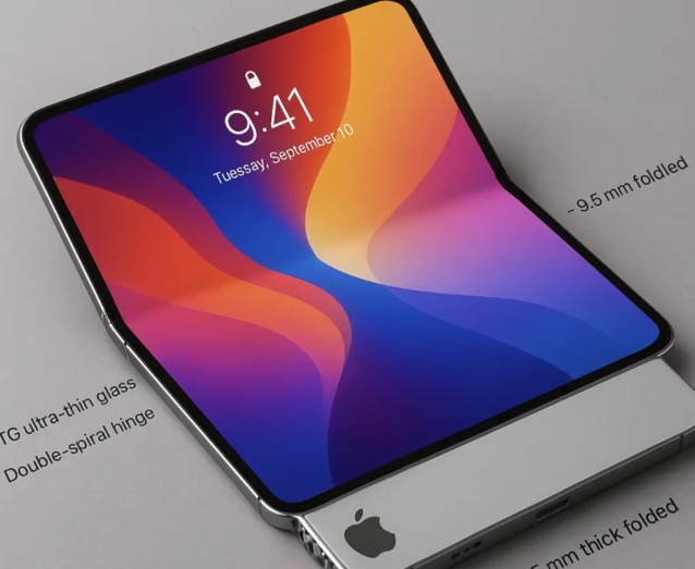 苹果首款折叠屏iPhone曝光！苹果首款折叠屏iPhone五大亮点抢先看！