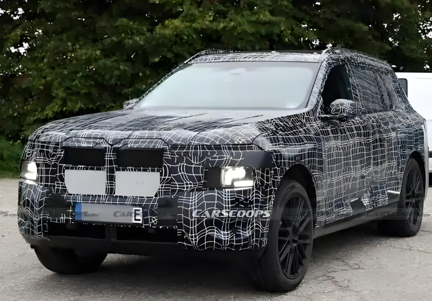 全新宝马iX7谍照曝光！全新宝马iX7采用800V架构打造800马力续航644km！