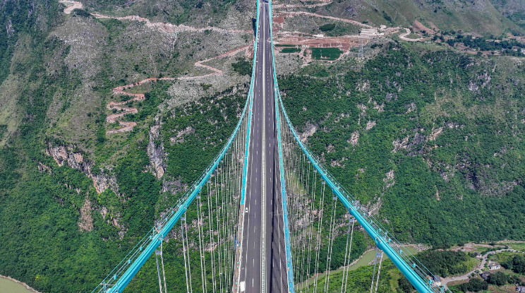 世界第一高桥通车！世界第一高桥花江峡谷大桥今日通车！