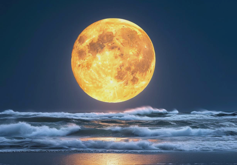 钱塘江现震撼月亮潮(钱塘江大潮震撼名场面2025) 钱塘江现震撼月亮潮(钱塘江大潮震撼名场面2025)