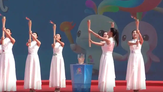 海底采火你见过吗 十五运会和残特奥会火种采集仪式在广州举行