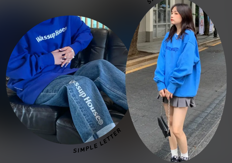 赵露思克莱因蓝卫衣配单车裤活力十足 (2025秋季克莱因蓝卫衣运动风穿搭)
