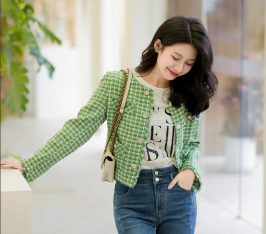 景甜格纹小香风穿出职场精英范儿(格纹小香风职场范搭配什么下装) 景甜格纹小香风穿出职场精英范儿(格纹小香风职场范搭配什么下装)