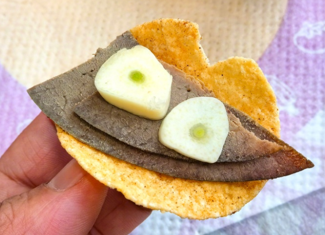 肝脆蒜了邪修吃法爆火(猪肝薯片蒜片不仅好吃还不伤身) 肝脆蒜了邪修吃法爆火(猪肝薯片蒜片不仅好吃还不伤身)